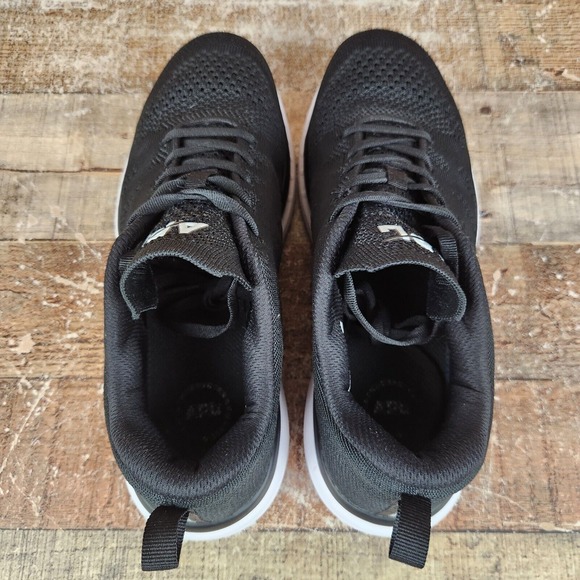 APL TechLoom PRO Womens Sz 10.5 Black Knit Athletic Classic Running Sneaker Shoe - Picture 6 of 10